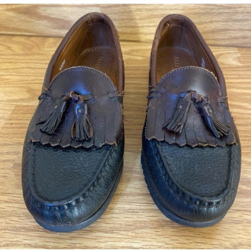 Allen Edmonds Nashua Tassel Loafers Brown Leather Shoe Men's Size 8 1/2E  42253